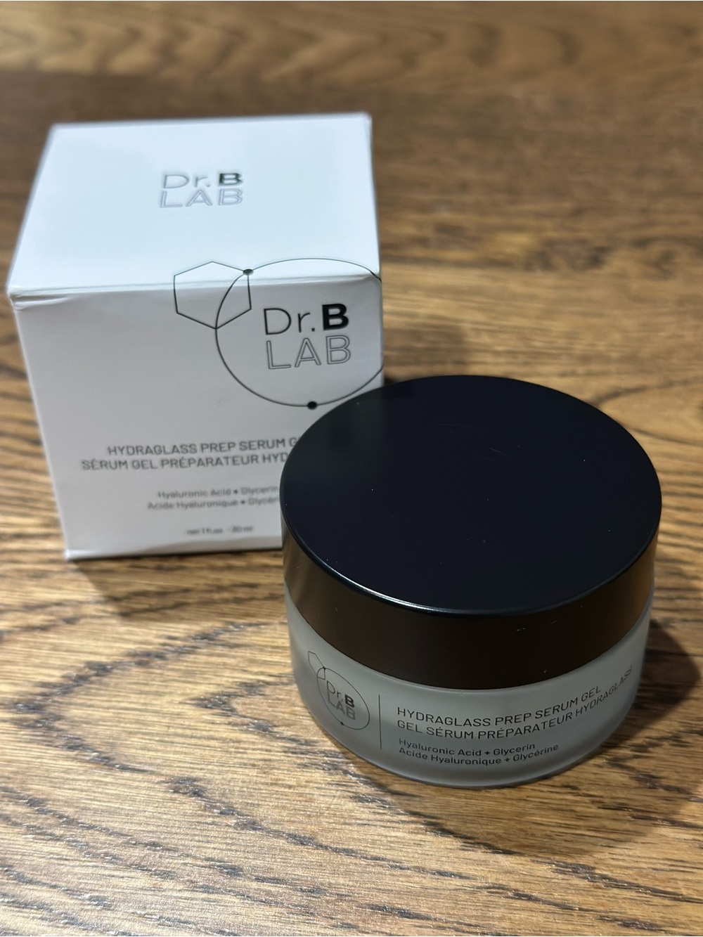 Hydraglass Prep Serum Gel Moisturizer — Black/White